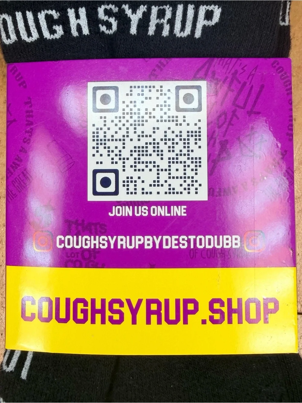Awful Lot of Cough Syrup That's A Awful Lot Of Cough Syrup Socks